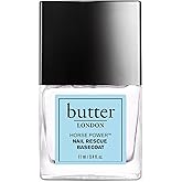 butter LONDON Base Coat Nail Polish, Horse Power - Nail Rescue Basecoat Helps Restore & Repair Damaged Nails - Nail Strengthe