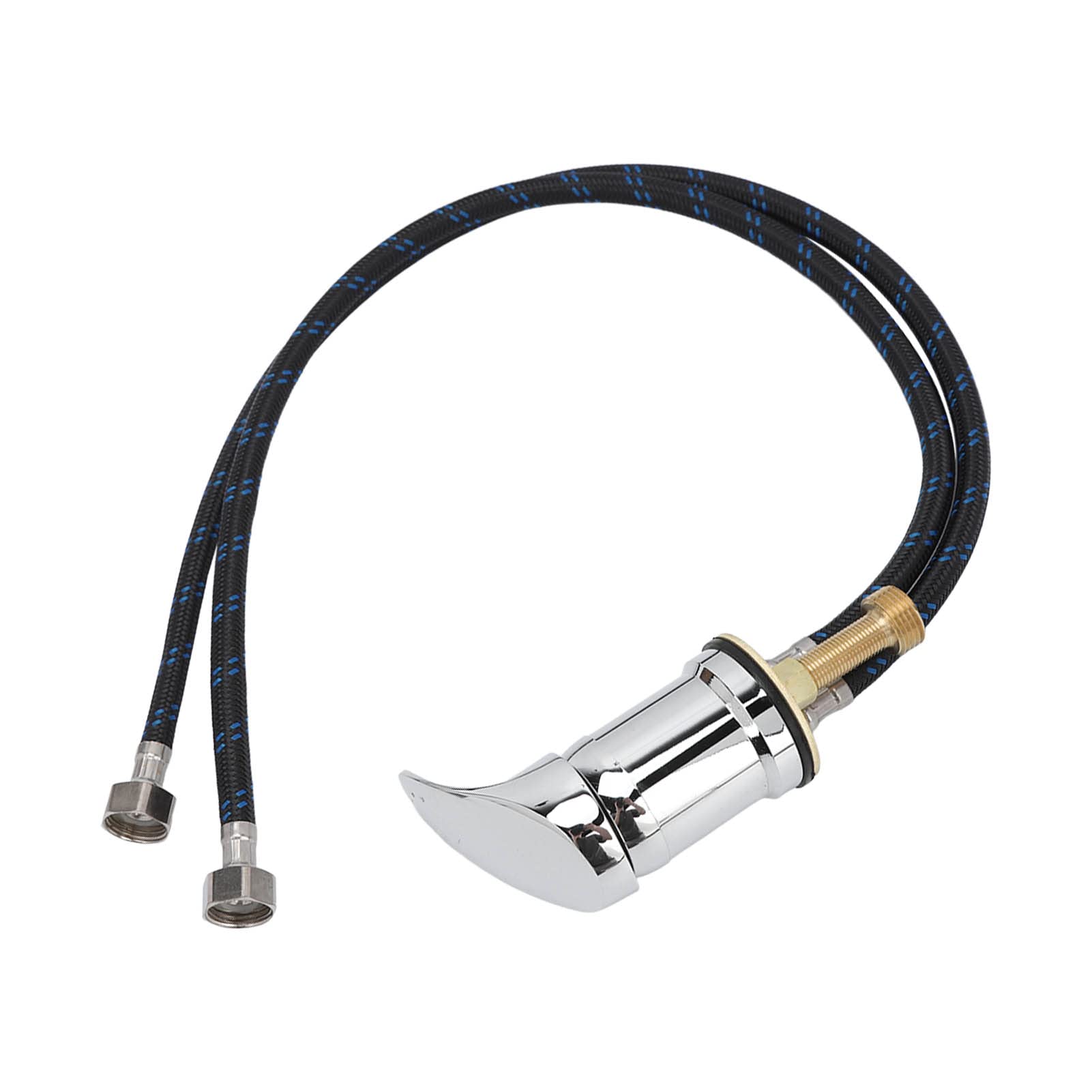 Wakects Shampoo Bed Faucet, Basin Faucet Mixing Valve Salon Shampoo Bowl Faucet with Hose Hairdressing Accessories Hose Sink Tap Set for Barber Salon Shampoo Bed