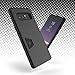 Note 8 Case, Molan Cano [Crazy Bumper] Dual Layer PU Case Wallet Cover with 1 Card Slot for Samsung Galaxy Note 8 - Metallic Black