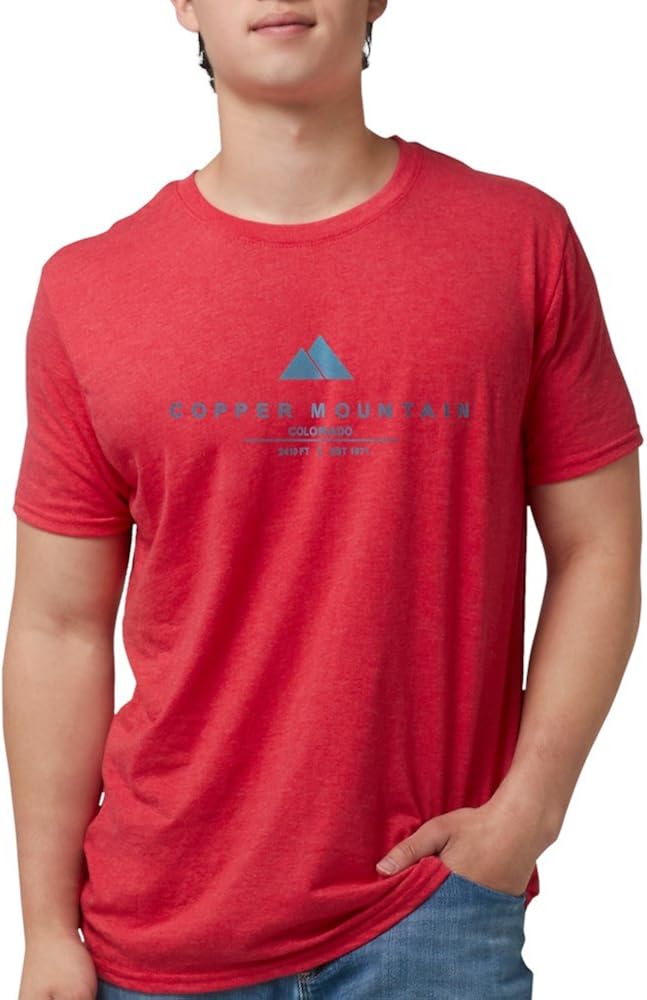 CafePress - Copper Mountain Ski Resort Colorado T-Shirt - Mens Tri-blend T-Shirt