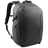 Besnfoto Camera Backpack for Photographer Expandable Waterproof Camera Bag for DSLR/SLR/Mirrorless/Drones Fit up to 16'' Laptop with Tripod Holder and Rain Cover