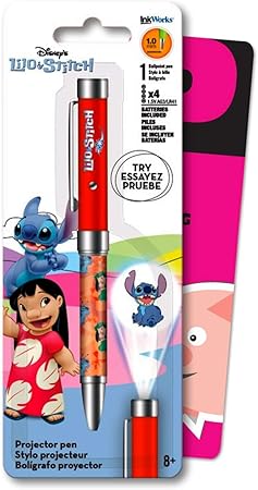 Amazon Co Jp ディズニー リロ アンド スティッチ ボールペン クリック プロジェクターペンセット リロとスティッチ プロジェクターペン1本 楽しい個別ライセンスgwwしおり おもちゃ