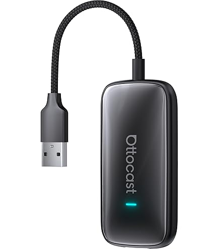 OTTOCAST Play2Video Ultra – Adaptador automotivo sem fio CarPlay e