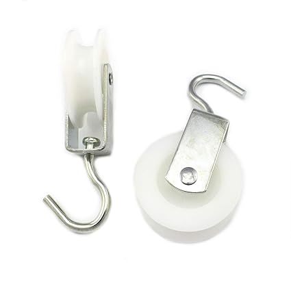 50mm Umlenkrolle/Vogelrolle / Seilrolle mit Haken Rolle