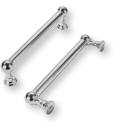 Dresser Knobs 10 Pack Khtueware 10 Pack 1-3/8 Inch(35) Black Cabinet Knobs  Dresser Knobs Kitchen Cabinet Pulls Polished Nickel