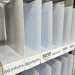 50Pcs 3030 Shelf dividers/numbered stickers/number