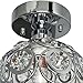 Hsyile Lighting KU300163 Aisle,Corridor,Fitting Room,Creative,Small Bedroom Lamp,Nordic Crystal Lamp Ceiling Light