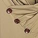 Merryfun Women's Sport Casual Long Sleeve Knitted Draped Button Blouse Top, K L