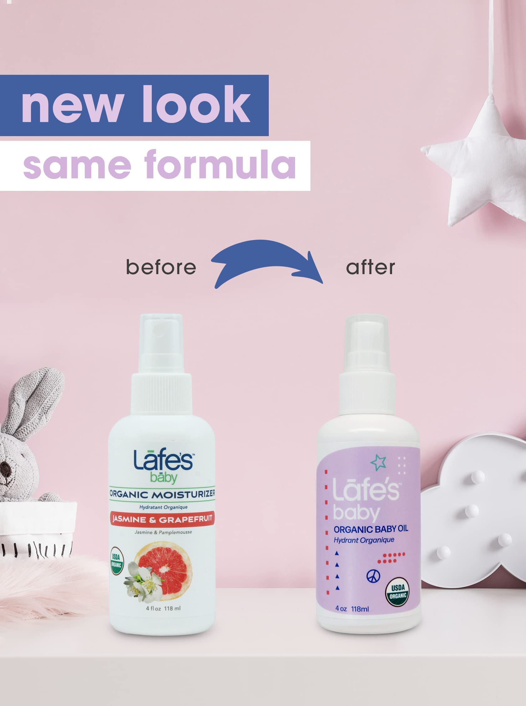 Lafe's Baby | Baby Set - Insect Repellent, Organic Diaper Balm & Organic Moisturizer | Natural with No Chemicals; 3 Pack - Packaging May Vary