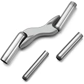 Otoolling Masonry Brick Jointer Tools with 1/2in, 5/8in, 3/4in, 7/8in Blades Barrel Jointer Wall Beauty Stitcher Brick Cutter for a Variety of Wall Finishing and Bricklaying Tasks