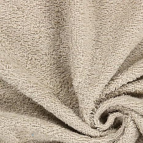 Fabulous Fabrics Frottee – Sand — Meterware ab 0,5m — Oeko-Tex-Standard 100 — zum Nähen von Handtücher, Hauskleidung und Bade