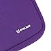 7-8 inch Tablet Sleeve, Evecase® 7~8 inch Tablet Ultra-Portable Neoprene Zipper Carrying Sleeve Case Bag with Accessory Pocket - Purple/Black