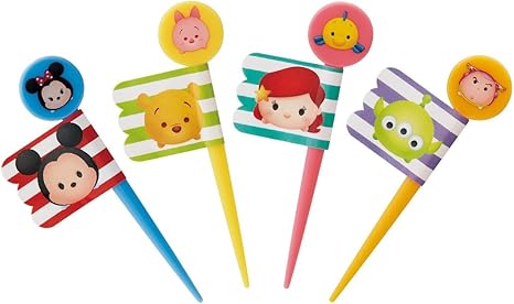 Amazon Co Jp スケーター ランチピックス 12本入り ピック ツムツム ディズニー Lkp2 ホーム キッチン