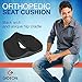 Gideon Premium Orthopedic Seat Cushion for Office Chair, Car, Truck, Plane, Wheelchairs, etc. - Provides Relief for Lower Back Pain, Tailbone, Coccyx, Sciatica, Pelvic Pain, Prostate, etc.