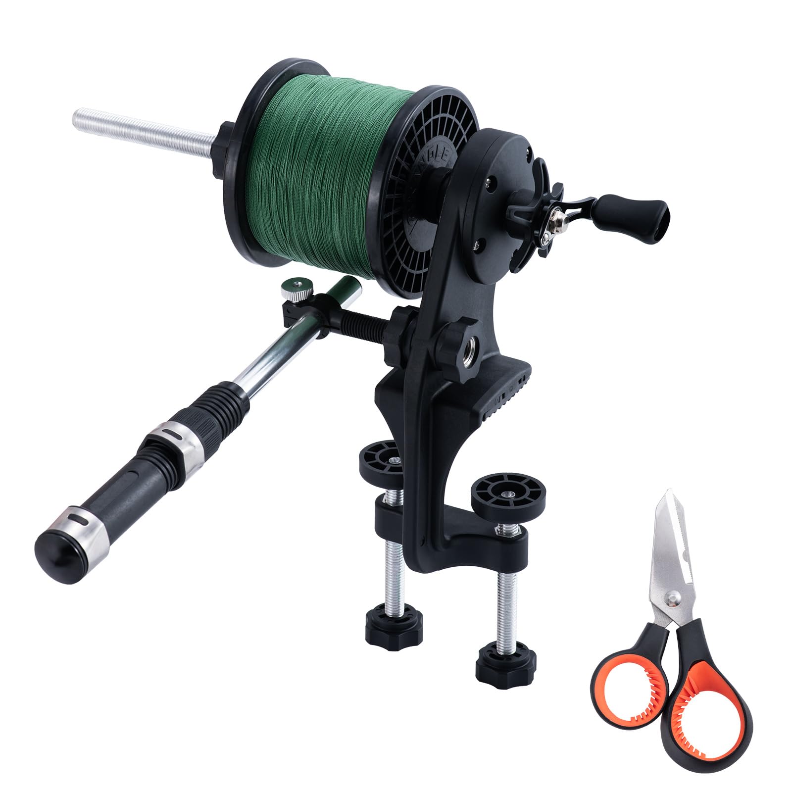 Photo 1 of **MISSING SPOOL EXTENSION***Goture Fishing Line Spooler and Scissors, Available in Two Lengths Fishing Reel Line Spooler, Fits Spools up to 5.9 in Fishing Spooler, Adjustable Friction Machine Spooling Station System