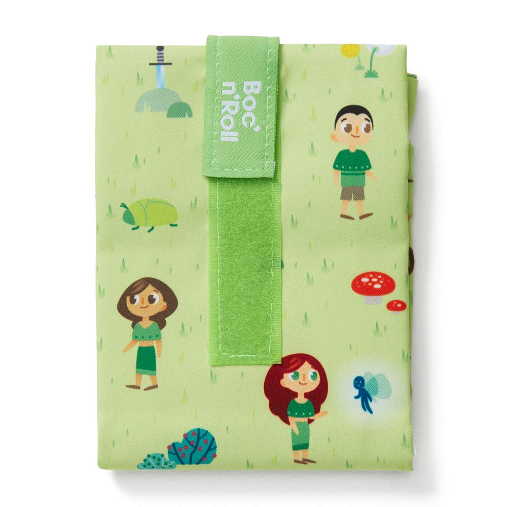 Roll'eat ® Reusable Sandwich Bag | Sandwich Container | Eco Friendly Food Bag | Washable | Forest - Boc'n'Roll Kids
