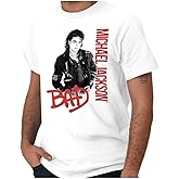 Michael Jackson Bad Music Album Cover Graphic T Shirt Men or Women