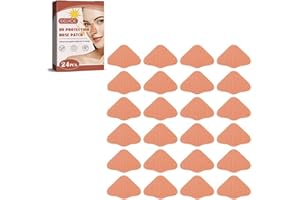 24 Pcs Nose Patch, Sun Protection Nose Patch Outdoor Sunblock Nose Guards, UV Nose Protection Cover for Men Women Exposure Ta