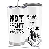 BSHELLOE Gifts for Artists - Art Teacher Gifts - Stainless Steel Vacuum Insulated Tumbler 20 Oz