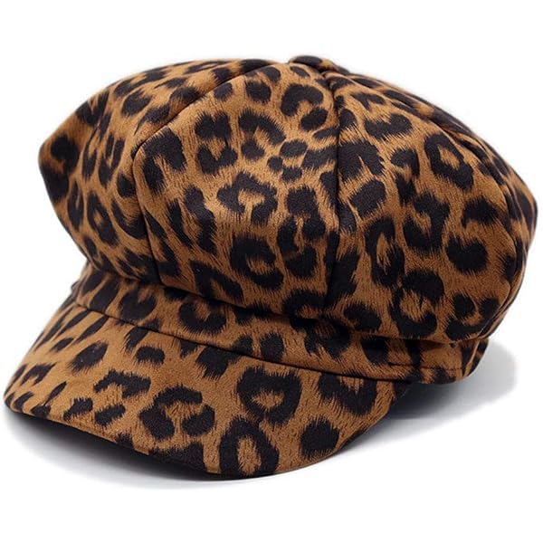 szzoqdz Women French Style Vintage Leopard Print Wool Soft  display picture 3