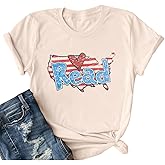 Reading Shirts for Women Books Day Shirt Funny Book Hat Tshirt Book Lover Short Sleeve Tees Reader Gift Tops