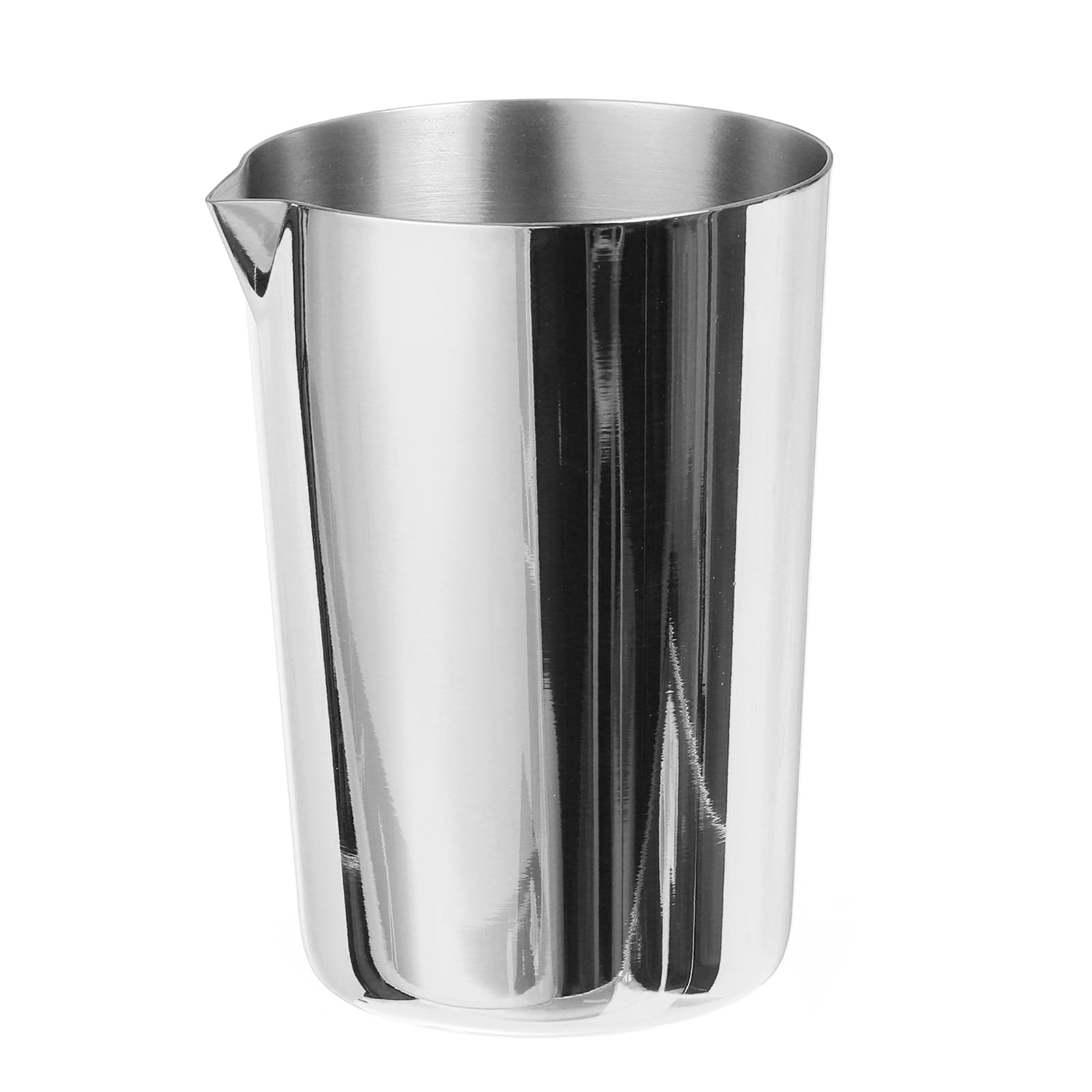 uxcell Stainless Steel Cocktail Mixing Glass, 17oz/500ml Cocktail Mixing Cups Cocktail Shaker Wine Stirring Mixing Cup Tools for Bar Home, Silver