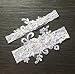Xugq66 Rhinestones Lace Wedding Bridal Garter Belt 2pc (03-white)
