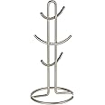 Spectrum Diversified Euro 6 Holder Countertop Mug Tree, Mugs & Tea Cup Storage Rack, Coffee Counter Bar Accessory & Kitchen O