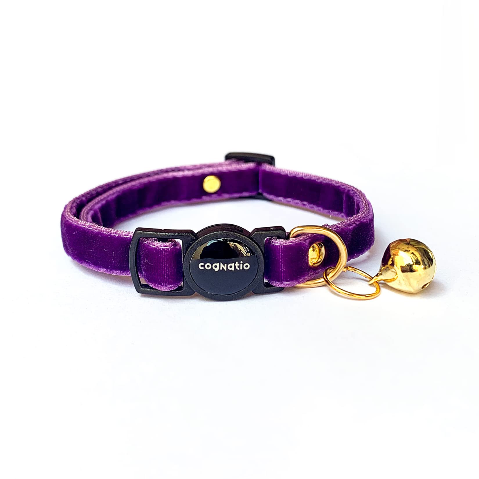 Cognatio Safety Quick Release Cat Collars,Double Velvet with Bell Available in a Range Colors,Perfect for Your Kitty 20-30 cm โ image 1