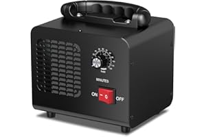 AOBOCO 6000mg/h Ozone Machine for Home,120min Time Setting, Auto Shut Off Ozone Machine for Car, Room, House, Smoke, and Pet(1000 Sq Ft)