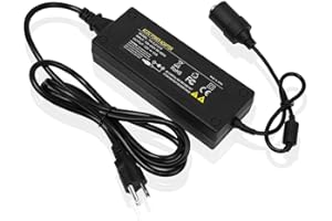 180W 15A AC to DC Power Adapter, 110V to 12V Converter with 7.2FT Cable, Car Cigarette Lighter Socket to Wall Plug for Car Re