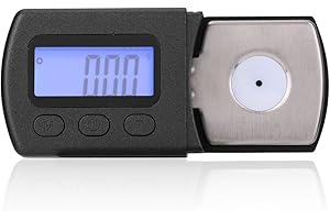 Pomya Turntable Stylus Force Gauge, LCD Digital Cartridge Stylus Tracking Force Gauge Scale Precise 0.01g with 5g Calibration Weight