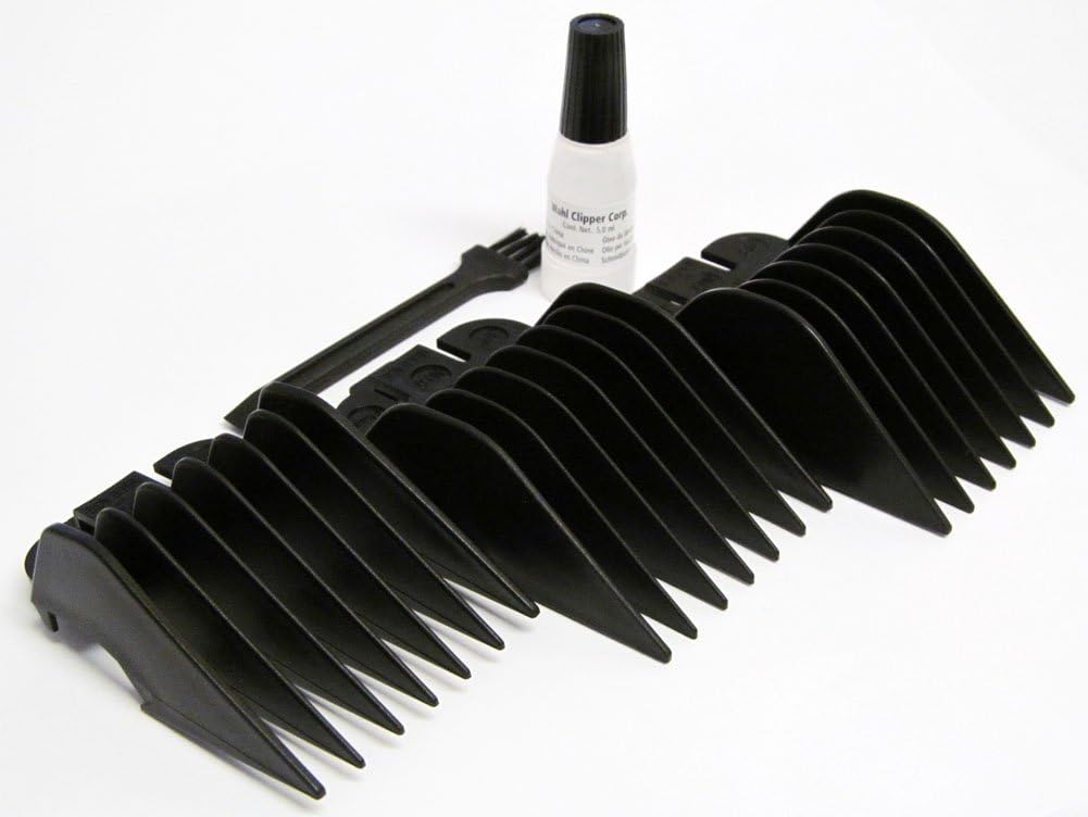 wahl left and right ear taper attachment comb set