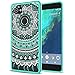 Google Pixel 2 XL Case,Google Pixel 2XL / XL 2 Case,AnoKe Mandala Cute Thin Slim TPU Bumper Protective Hard Cell Phone Cases Cover with Screen Protector for Women Girls Kids Google Pixel 2 XL Mint
