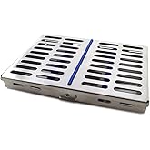 MEDSPO Professional Dental Elevators | Composite Restorative Implants | Luxating Filling | Surgical Root Extraction Spreading | Osteotome Periotome Instruments (10 Pcs Cassette)
