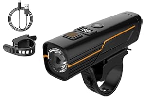Rechargeable Mountain Bike Light, High Brightness Headlamp for Outdoor Cycling & Night Road Visibility Intelligent Sensing Bi
