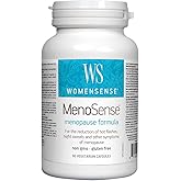 WomenSense MenoSense Menopause Formula, 90 vegetarian capsules, High Potency, Dong Quai, Chasteberry, Black Cohosh, For the R