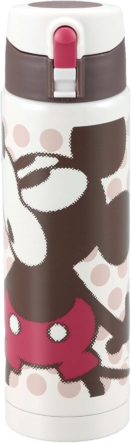 Amazon パール金属 ディズニー ミッキー マウス 水筒 500ml 直飲み ステンレス スリムヘッド ワンタッチ パーソナル ボトル アイボリー ドット Ma 75 水筒 マグボトル オンライン通販