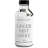 The Magic Scent Ginger Mint Grove Diffuser Oil - Hotel & Home Luxury Scents - Diffuser Oil Scents for Home Designed for Use in All Diffusers - 4 fl oz, 120 mL