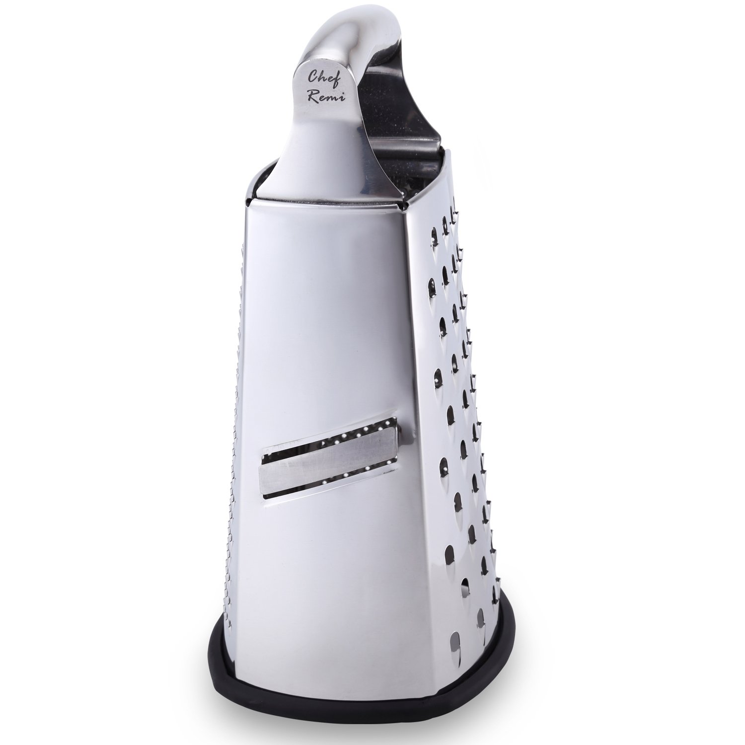 Latest Box Grater - Lifetime Replacement Warranty – Rated No.1 Stainless Steel Food Grater for Hard & Soft Cheese, Vegetables, Ginger, Zesting Lemon, Orange, Nuts – Time Saving Tool For Everyday Cooks