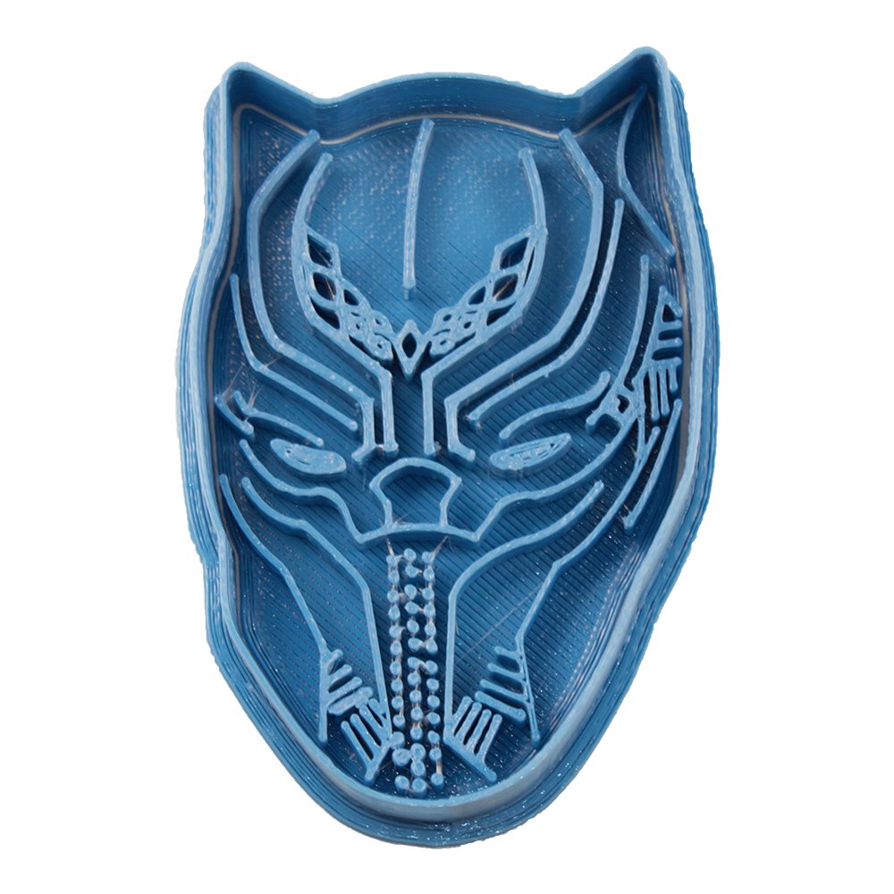 Cuticuter Black Panther Superheroes Cookie Cutter, Blue, 8 x 7 x 1.5 cm