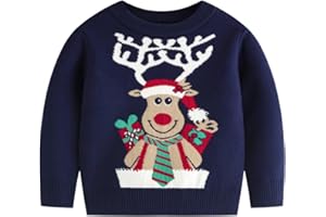 Colorful House Boys Girls Sweater Knit Christmas Cardigan Sweater Unisex Childs