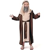 Gukefun Biblical Costumes for Kids Outfit Bible Jesus Halloween Costume for boys