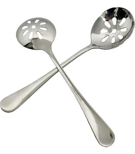 Oneida Satin Astragal Pierced Serving Spoon - Stainless Steel