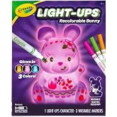 Crayola Light Up Toy Bunny, Reusable Coloring Toy, Spring Crafts & Decor, Bunny Toy for Kids, Ages 4+