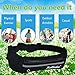 Running Waist Fanny Packs,SzHahn Sports Fanny Waist Pack Belt Bag Bounce Free and Water Resistant for iPhone 6 , 7 Plus ,Samsung Galaxy S8 / S7 And More -Black