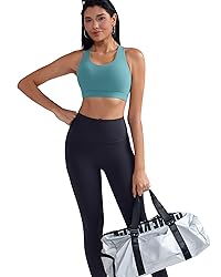 RUNNING GIRL Sports Bra for Women, Criss-Cross Back