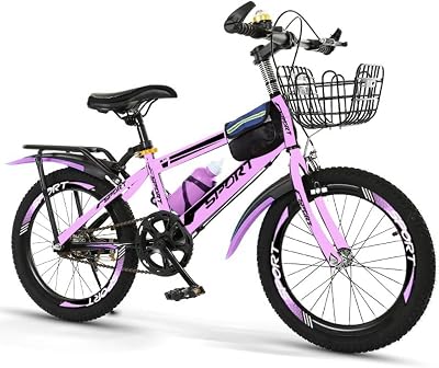Generic Kids Bike Purple Girls Mountain Bike 22 Inch 24 Inch 6-12