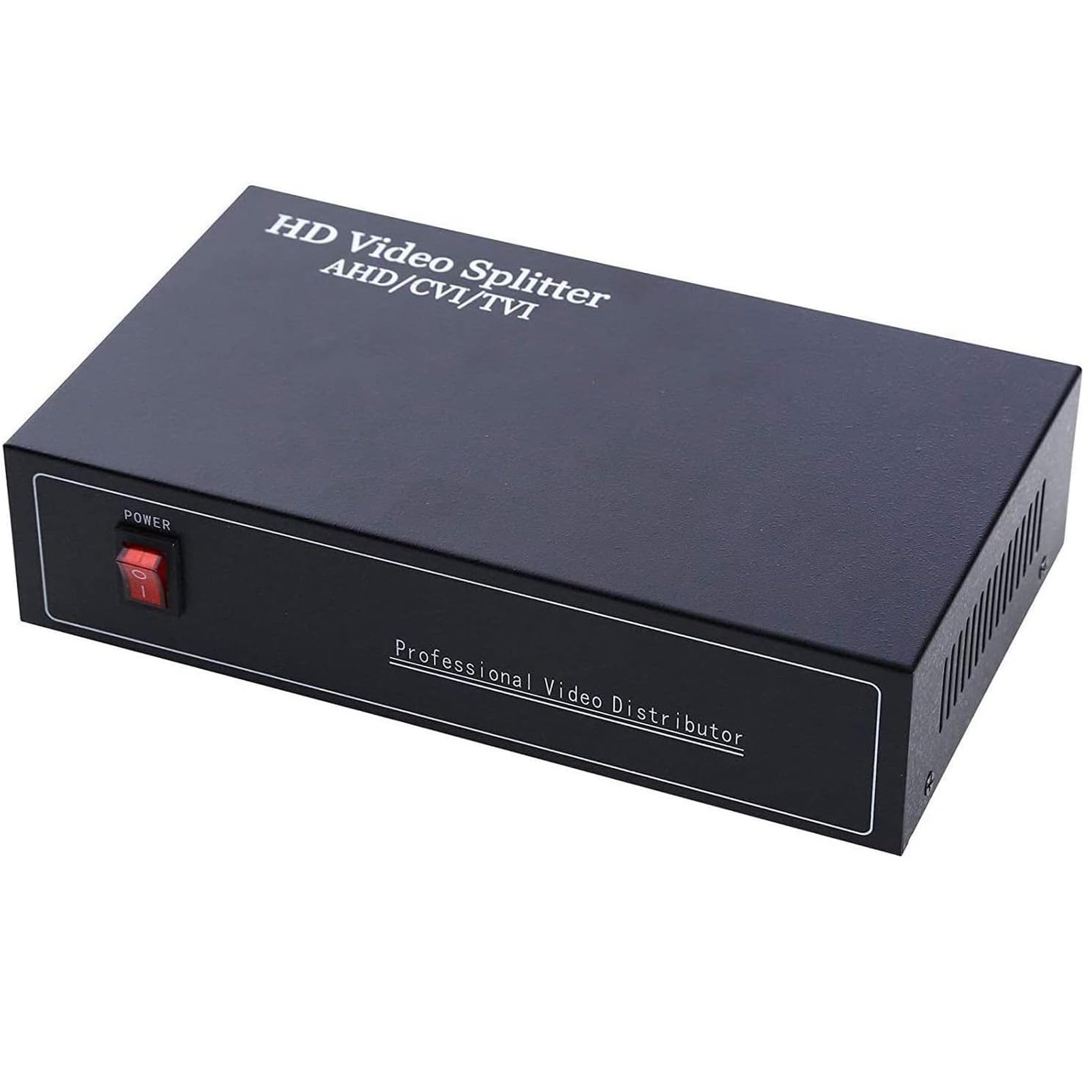 UHPPOTE BNC Coaxial HD 4 In 8 Out Ports AHD/CVI/TVI Video Distributor Amplifier Distributer Splitter