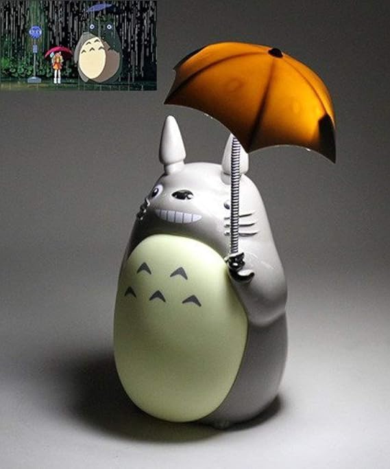 LPOIK Totoro Anime LED-Nachtlicht [Green Belly], PO2015-S256 Kinder-Charakter-Lampe, USB-Aufladung, Schreibtisch-Nachttisch-L